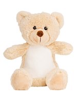 Peluche Bunny avec zone d'impression – Teddy Marron clair