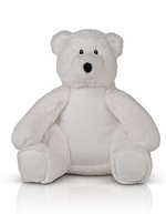 Mumbles Ours câlin en 100% polyester recyclé, White M, MM061 – Bild 2