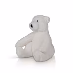 Mumbles Cuddly Bear made of 100% Recycled Polyester, White M, MM061 – image 5