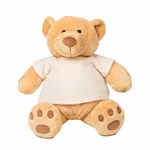 Mumbles Honey Bear Plush Bear with T-Shirt, Light Brown M, MM21 – image 3