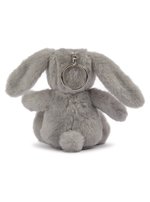 Mumbles Grau-rayéer Hasen-Porte-clés en polyester, Grey XS, MM23B – Bild 3