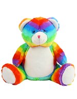 Zippie Rainbow Bär mit Reißverschluss – Multi