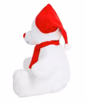 Mumbles Zippie Orso Natalizio L Peluche in, White/Red L, MM573 – immagine 4