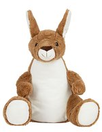 Mumbles Douillets Zippie Kangaroo avec fermeture éclair, Mid Brown L, MM575 – Bild 2