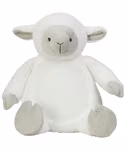 Mumbles Zippie Lamb Plüschtier mit Reißverschluss, Cream L, MM576 – Bild 3