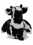 Mumbles Zippie Plush Cow with Zip, Black/White One Size (L), MM578 – image 1