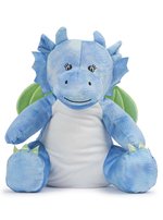 Mumbles Zippie Blaudrache mit Reißverschluss, Blue One Size (L), MM579 – Bild 1
