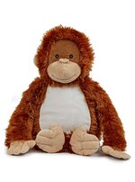 Mumbles Douilletr Zippie Orang-outan avec fermeture éclair, Orange One Size (L), MM580 – Bild 1