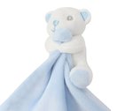Mumbles Baby Tier Kuscheldecke mit Rassel, Blue Bear One Size, MM700 – Bild 4