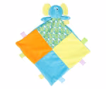 Mumbles Multi-Colour Comfort Blanket with Rattle, Multi One Size, MM701 – image 3
