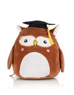 MM800 Plüschtier mit Reißverschluss – Wise Owl