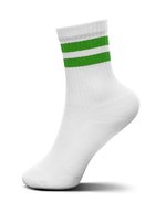 Chaussettes de tennis – White/Kelly Green