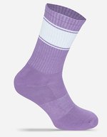 Chaussettes de tennis colorées – Lilac/White