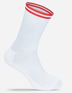 Calzini da tennis premium – Bianco/Rosso