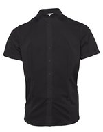 Women´s Blouse Comfort Fit Short Sleeve – Black