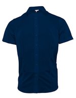 Women´s Blouse Comfort Fit Short Sleeve – Navy