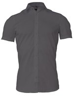 Men´s Shirt Body Fit Short Sleeve – Anthracite