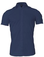 Men´s Shirt Body Fit Short Sleeve – Navy
