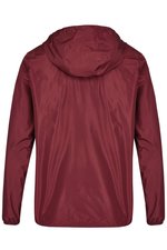 Miners mate Leichter Kapuzen-Windbreaker in Burgundy, Burgundy XL, MY1010 – Bild 4