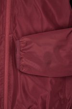 Miners mate Leichter Kapuzen-Windbreaker in Burgundy, Burgundy XL, MY1010 – Bild 8