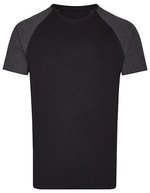 Miners mate My Mate Herren T-Shirt, Baumwolle-Mix – Black/Heather Black