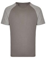 Miners mate My Mate Herren T-Shirt, Baumwolle-Mix – Grey Solid/Heather Grey
