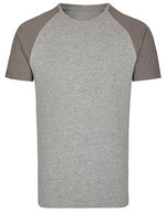Miners mate My Mate Herren T-Shirt, Baumwolle-Mix – Heather Grey/Grey Solid