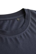 Miners mate pure mate Fairtrade Bio-Baumwoll T-Shirt mit Ripp-Kragen, Black XXS, MY112 – Bild 6