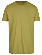 Miners mate pure mate Fairtrade Bio-Baumwoll T-Shirt mit Ripp-Kragen, Black XXS, MY112 – Doux Olive