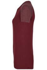 Miners mate Körperbetontes Damen T-Shirt my mate, Burgundy/Heather Burgundy L, MY120 – Bild 5