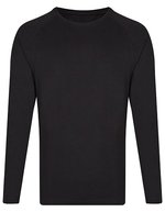 Miners mate Langarm T-Shirt my mate 100% Baumwolle – Black/Black