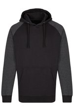 Miners mate Klassischer Herren Hoody mit Kängurutasche, Navy/Heather Navy M, MY610 – Bild 3