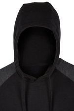Miners mate Klassischer Herren Hoody mit Kängurutasche, Navy/Heather Navy M, MY610 – Bild 6