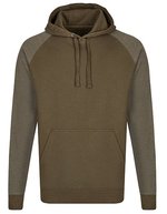 Miners mate Klassischer Herren Hoody mit Kängurutasche, Navy/Heather Navy M, MY610 – Olive/Heather Olive