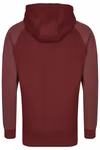 Miners Mate Felpa con Cappuccio in Cotone con Maniche Raglan, Black/Heather Black S, MY611 – immagine 4