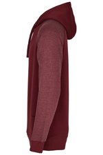 Miners Mate Baumwoll-Hoodie mit Raglanärmeln, Black/Heather Black S, MY611 – Bild 5