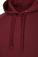 Miners Mate Baumwoll-Hoodie mit Raglanärmeln, Black/Heather Black S, MY611 – Bild 7