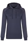 Miners mate Sweat à capuche sans poche, 300g/m² pour femmes, Black/Heather Black XS, MY621 – image 3