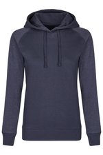 Miners mate Hoody ohne Tasche, 300g/m² für Damen, Black/Heather Black XS, MY621 – Bild 3