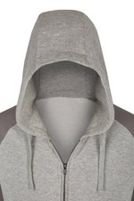 Miners mate Men's Zip Hoody mit Reißverschlusstaschen, Navy/Heather Navy S, MY710 – Bild 5