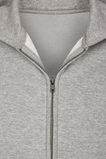 Miners mate Men's Zip Hoody mit Reißverschlusstaschen, Navy/Heather Navy S, MY710 – Bild 6