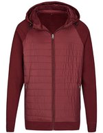 Miners mate Hybrid Jacke mit abnehmbarer Kapuze – Burgundy