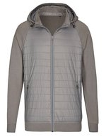 Miners mate Hybrid Jacke mit abnehmbarer Kapuze – Grey Solid