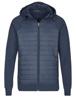 Miners mate Hybrid Jacke mit abnehmbarer Kapuze – Navy
