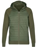 Miners mate Hybrid Jacke mit abnehmbarer Kapuze – Olive
