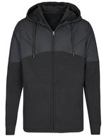 Miners mate Sweatjacke mit Kapuze und Reißverschluss – Black