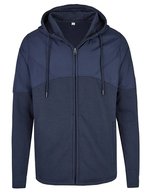Miners mate Sweatjacke mit Kapuze und Reißverschluss – Navy