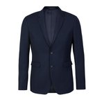 NEOBLU Zweiknöpfiges Twill-Sakko Marius, Deep Black 40, NB3164 – Bild 3