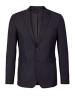 NEOBLU Zweiknöpfiges Twill-Sakko Marius – Anthracite Melange