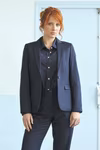 NEOBLU Blazer "Marius" made of Twill Fabric, Anthracite Melange 34, NB3165 – image 2